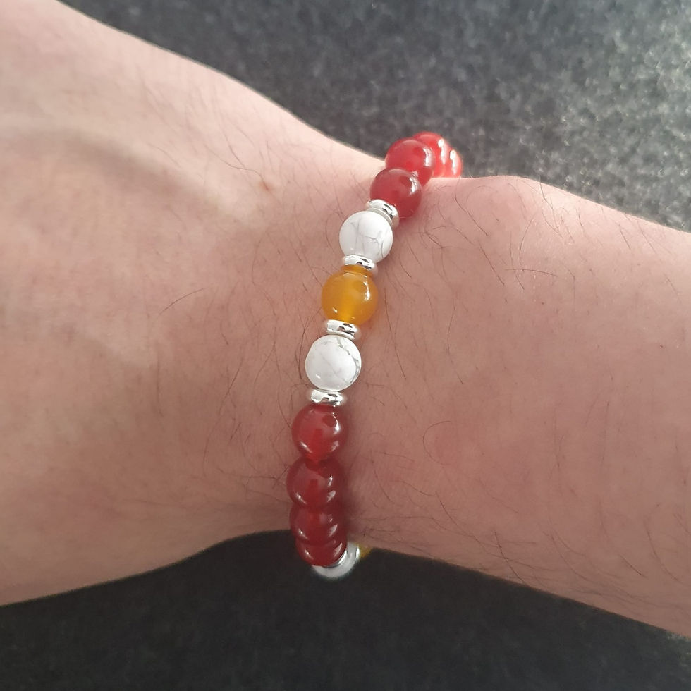 Thumbnail: Arsenal Handmade Crystal Bracelet