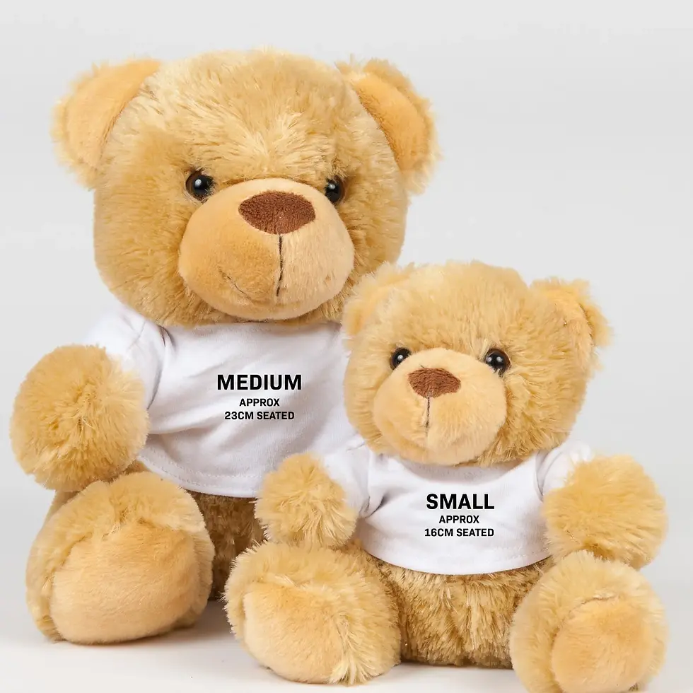 Thumbnail: Marching On To Wembley Personalised Brown Teddy Bear