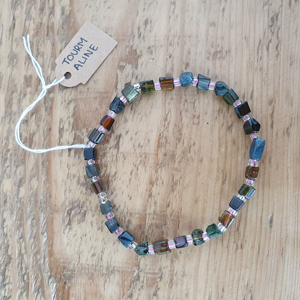 Thumbnail: Tourmaline Handmade Crystal Bracelet
