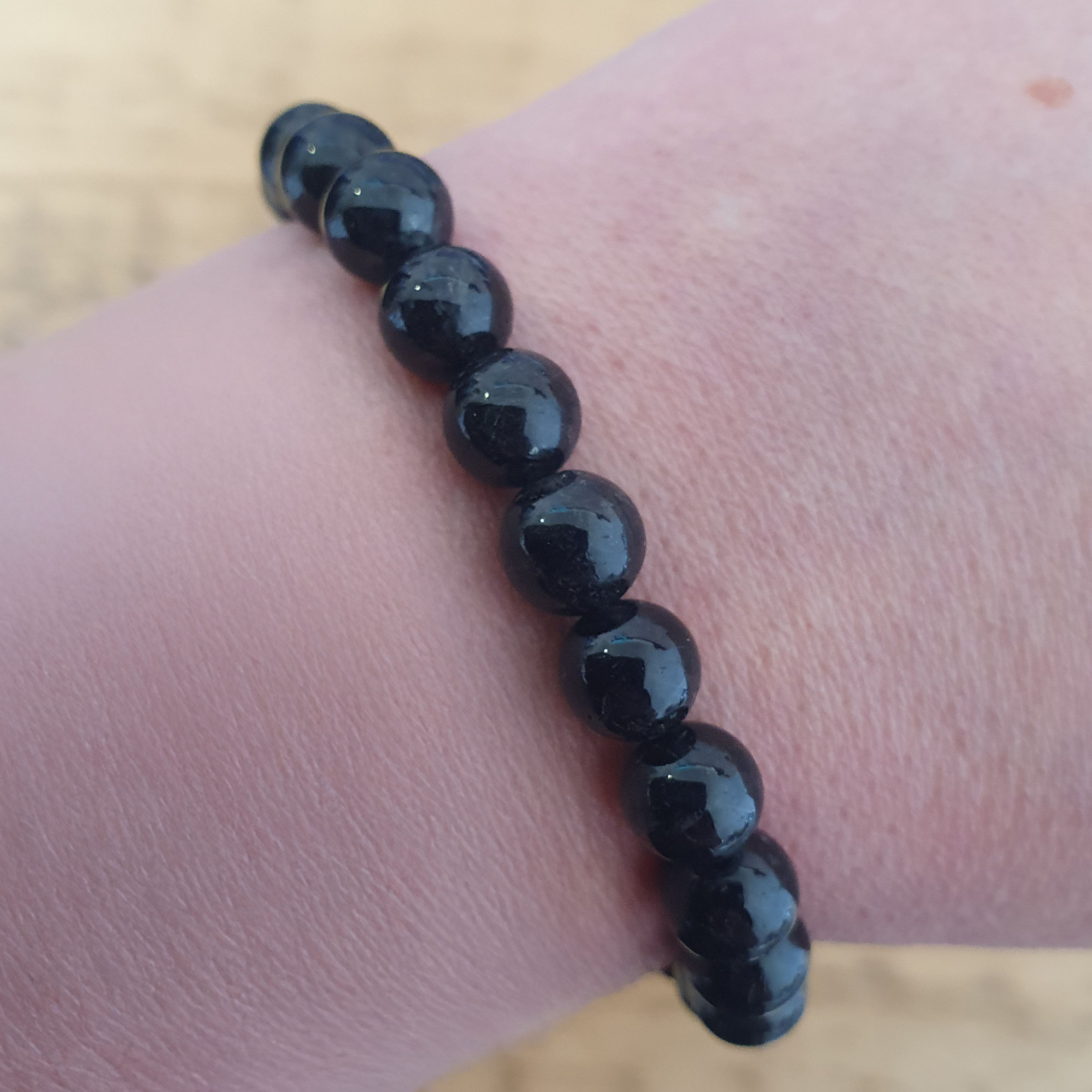 Black Tourmaline Handmade Crystal Bracelet