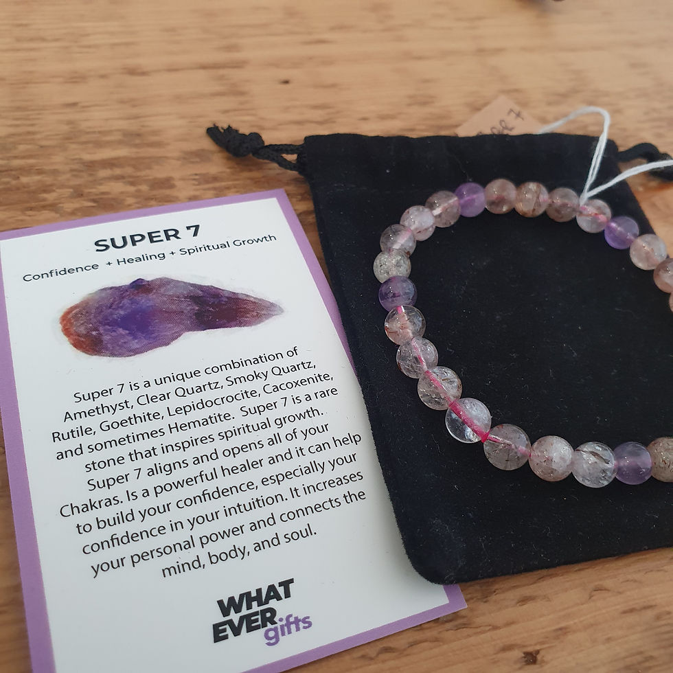 Thumbnail: Super 7 Handmade Crystal Bracelet