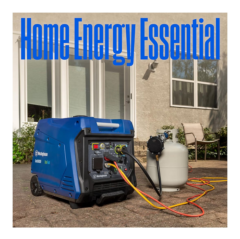 Thumbnail: Westinghouse 5000 Peak Watt Super Quiet Dual Fuel Portable Inverter Generator