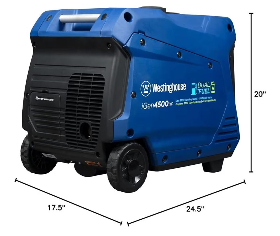 Thumbnail: Westinghouse 5000 Peak Watt Super Quiet Dual Fuel Portable Inverter Generator