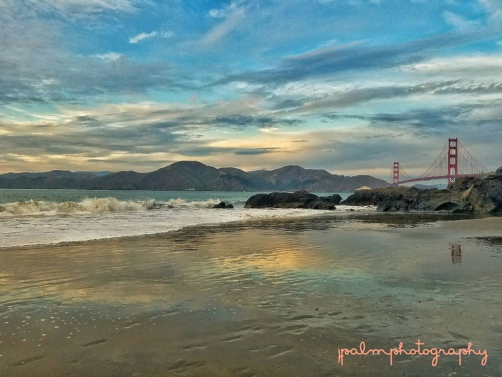 Baker Beach and Golden Gate Bridge