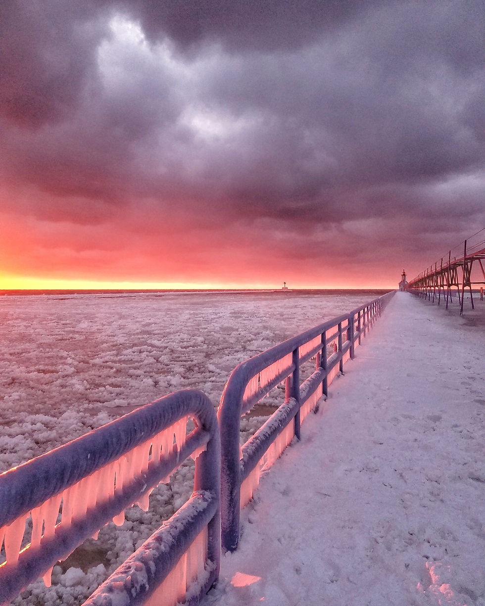 Sunset in St. Joseph