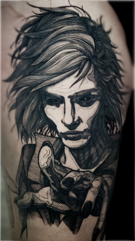 tattoo, sandman, dream, line work, fineline, luxury, masterpiece, art, beauty, tavarestattoo, freiburg