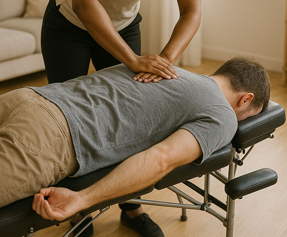 We offer professional in-office and mobile chiropractic care in Harford and Baltimore County!