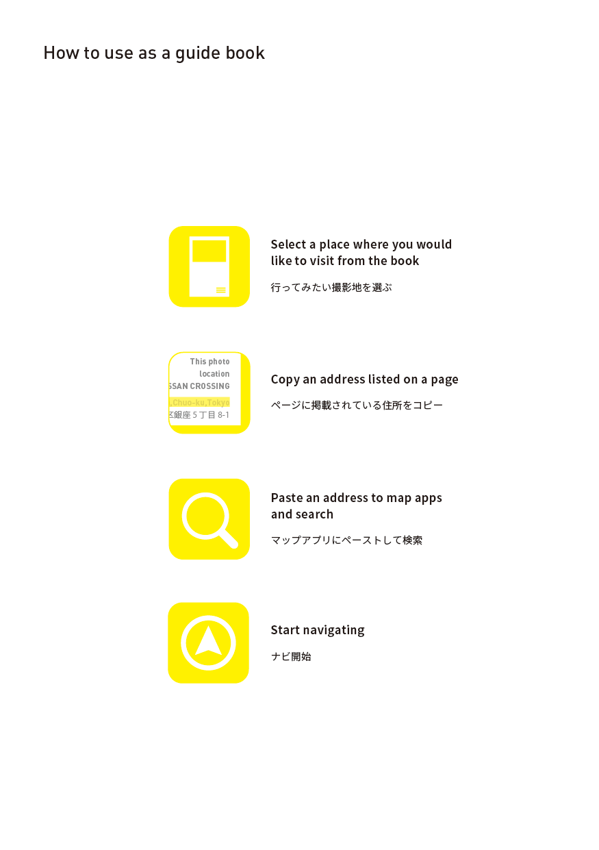 Thumbnail: TOKYO GUIDE for street photography vol.1 Chuo-ku Edition