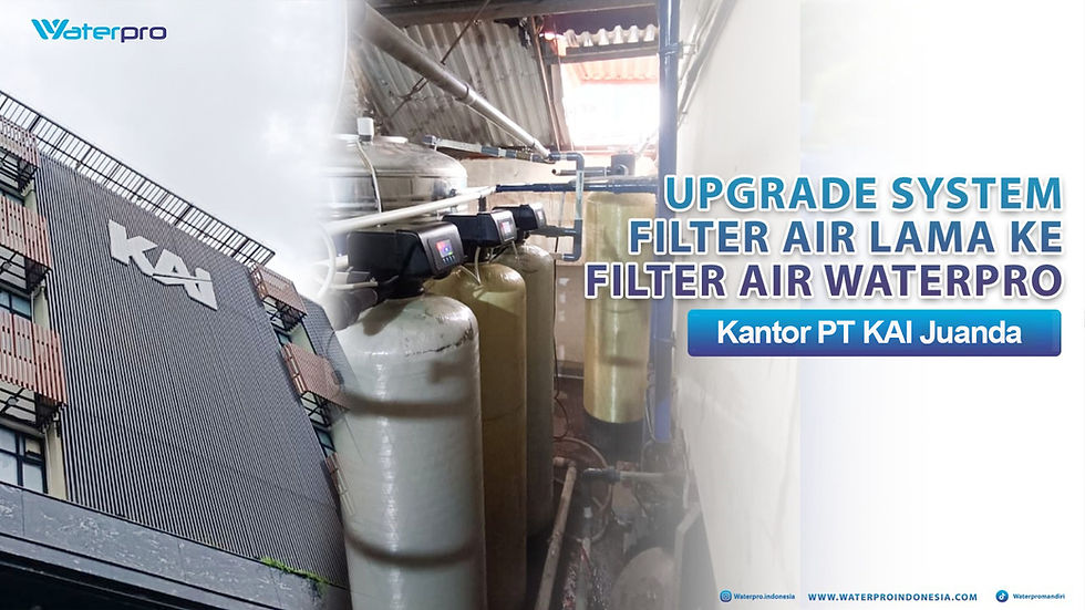 Web banner Pengerjaan Filter Air di Kantor PT KAI Juanda