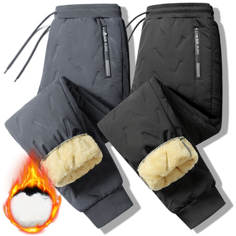 Thumbnail: Gray and black pants showing thermal wool lining