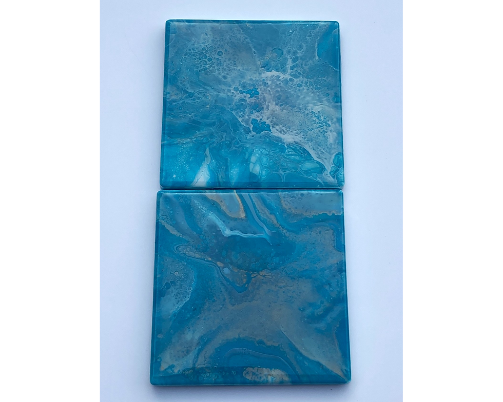 Thumbnail: Set of two coasters (square)