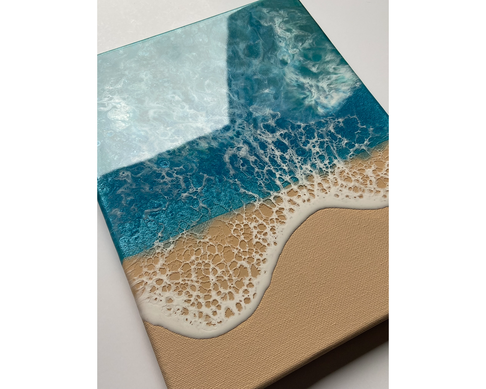 Thumbnail: Original Wall Art - Resin Wave