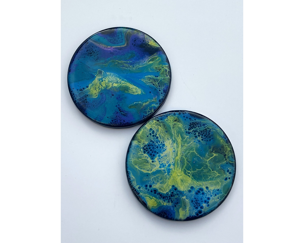 Thumbnail: Set of two coasters (round)
