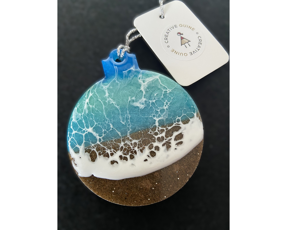 Thumbnail: Handmade Ocean inspired Resin Bauble