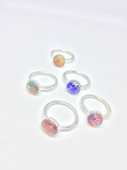 ETSY ring ghost gear Eco-Silver