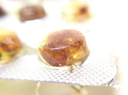ETSY ring ghost gear Ocean Amber