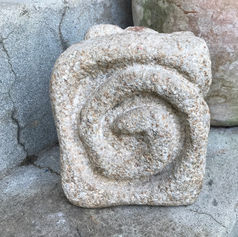 Inspired by ancient symbols on stone monuments.