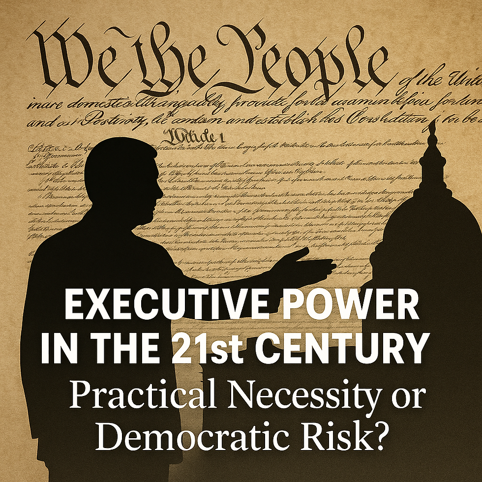 Executive Power in the 21st Century: Practical Necessity or Democratic Risk?