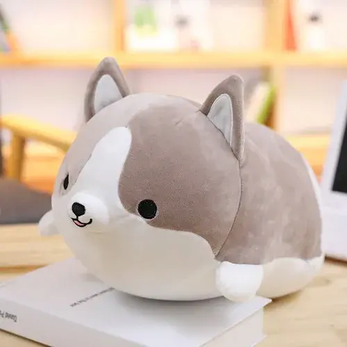 Thumbnail: Cute Corgi Dog Plush Toy Soft Stuffed Animal Pillow 30/45/60cm