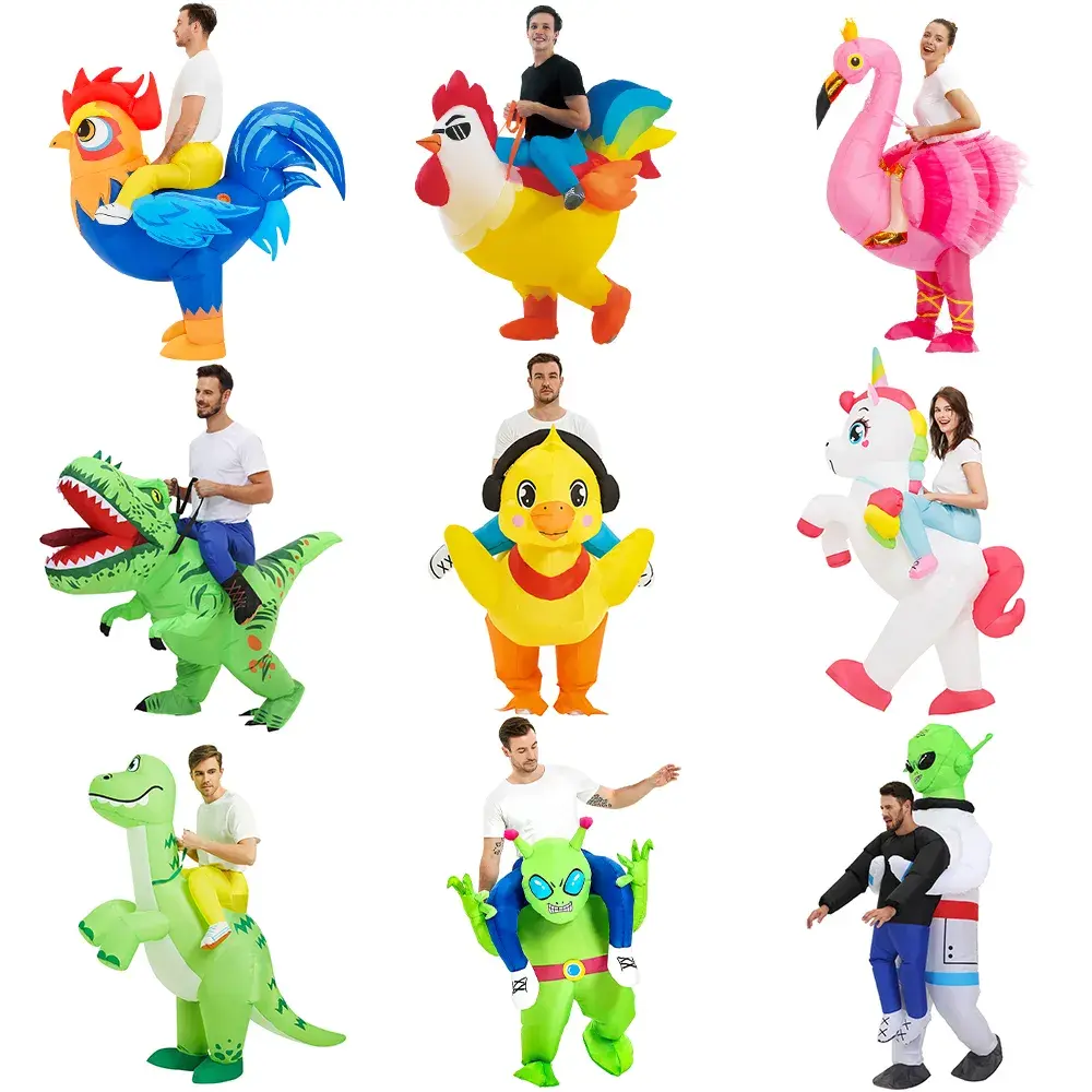 Inflatable Party Mascot Halloween Costumes for Adult Kids 28 Variants