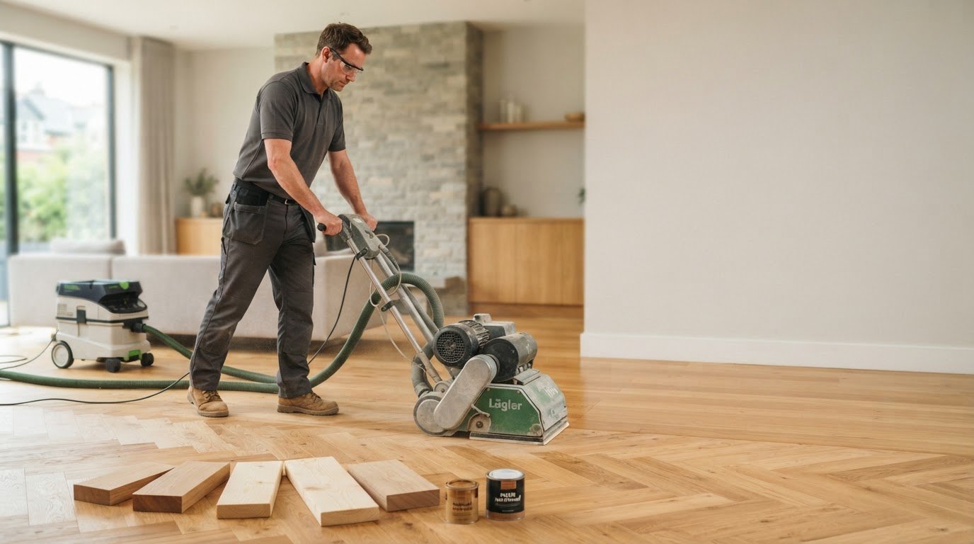 Hardwood Floor Sanding and Polishing in Cardiff: What Affects the Price