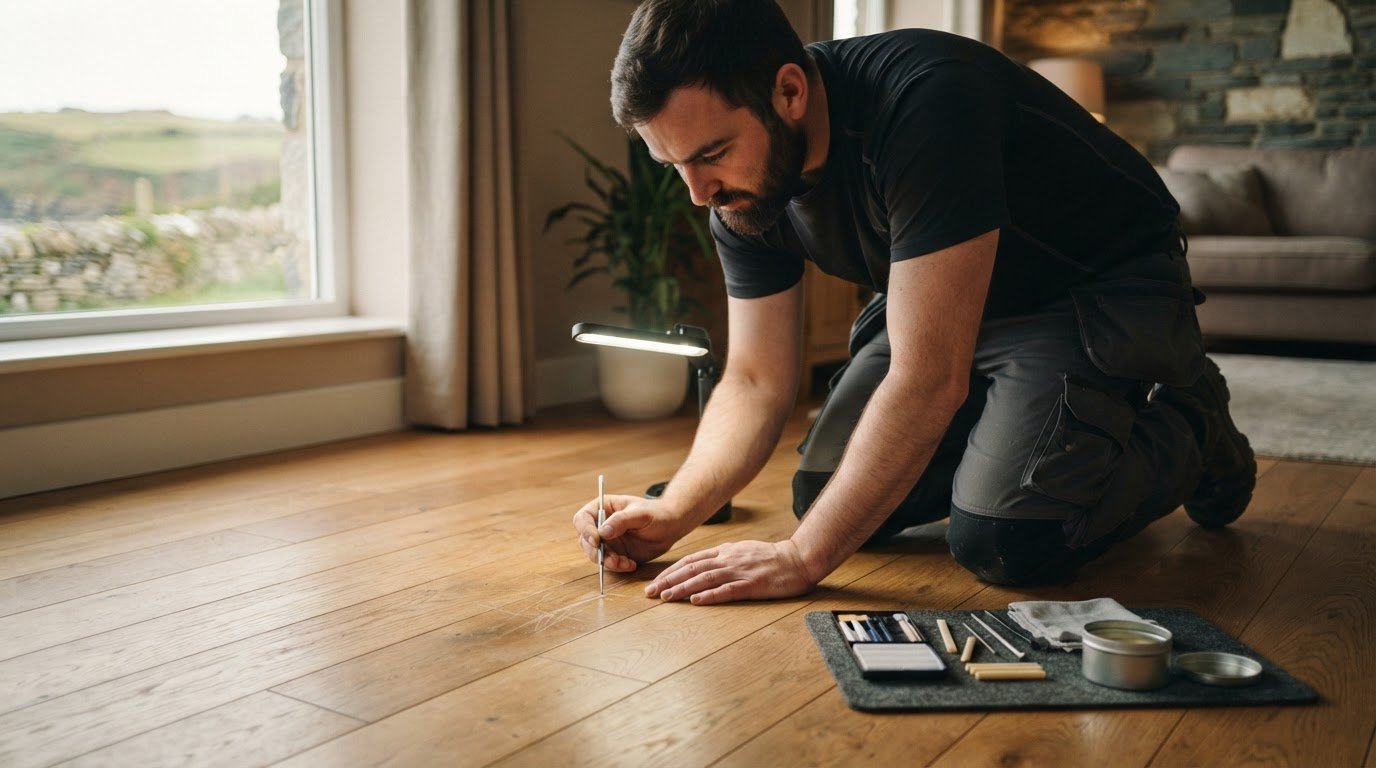 Wood Floor Scratch Repair Services in Pembrokeshire: Expert Help for Damaged Floors