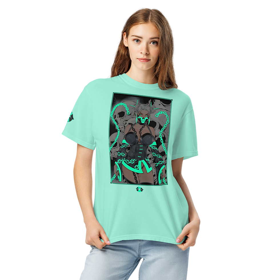 Thumbnail: GHOST IN THE DARK heavyweight t-shirt, garment-dyed (Unisex)