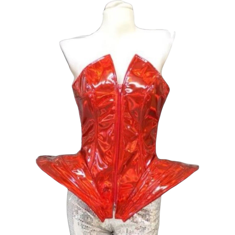 Thumbnail: Metallic PVC full corsets