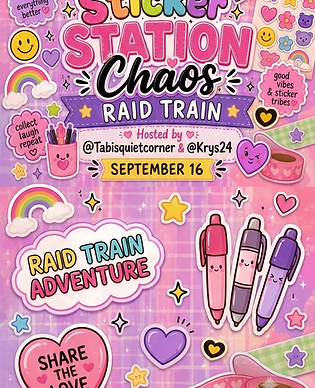 Sticker Station Raid Train