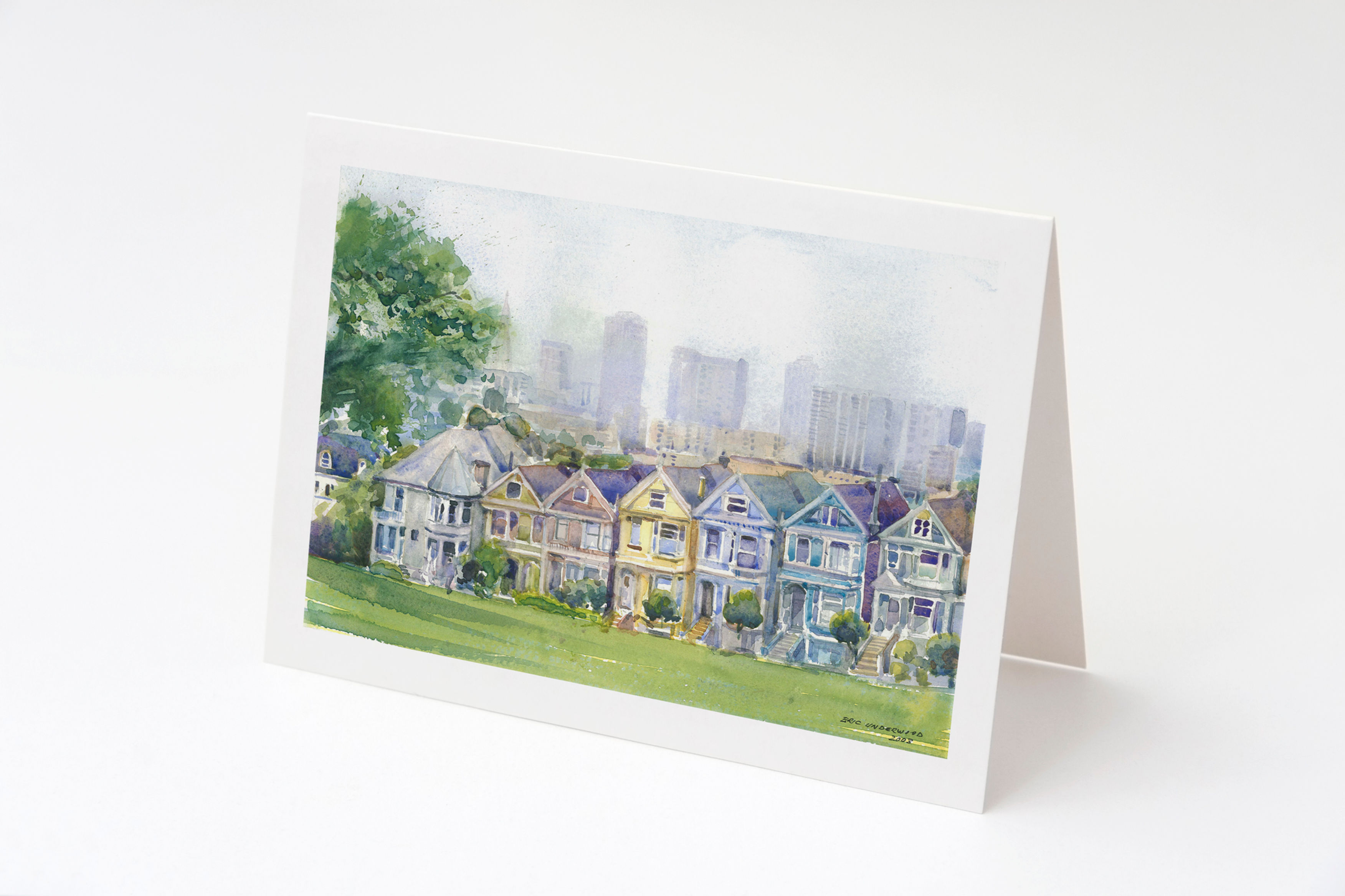 The 'Painted Ladies' Alamo Square, San Francisco | Greeting Cards (10 Pack)