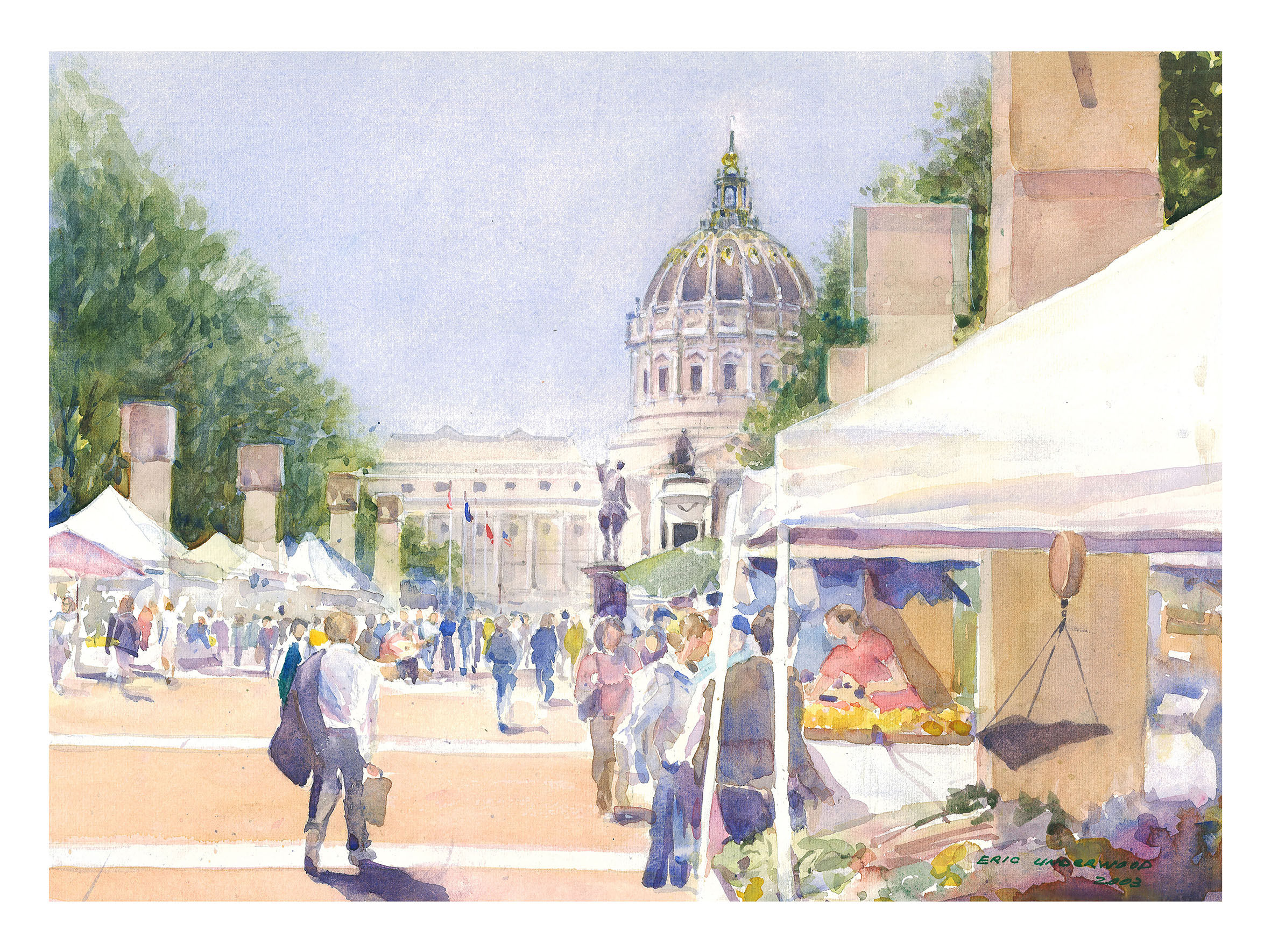 Farmers Market, San Francisco | Fine Art Print