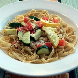 Lemon Garlic Fettuccine