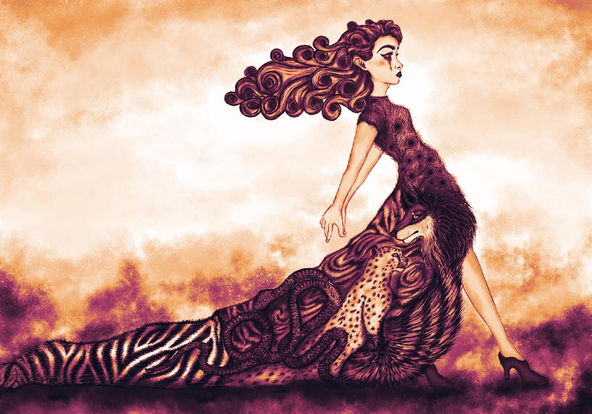 Wild Beauty | Mixed Media