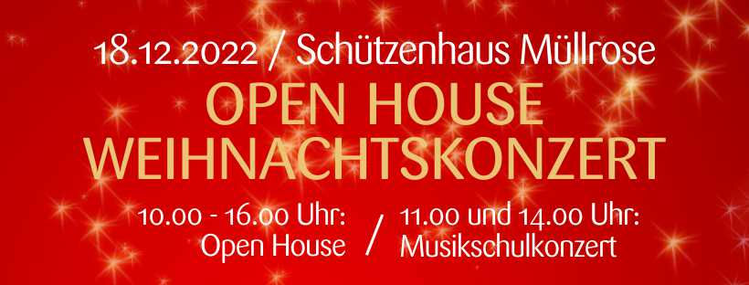 MusikSchulKonzert und Open House