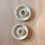 Thumbnail: Pair of Freckled Buff Candle Holders