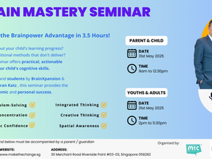 Unlock Your Full Potential at the Brain Mastery Seminar - 31st May 2025