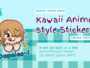 Learn to Draw Kawaii Anime Characters on Procreate Workshop, happening this September!