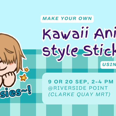 Learn to Draw Kawaii Anime Characters on Procreate Workshop, happening this September!