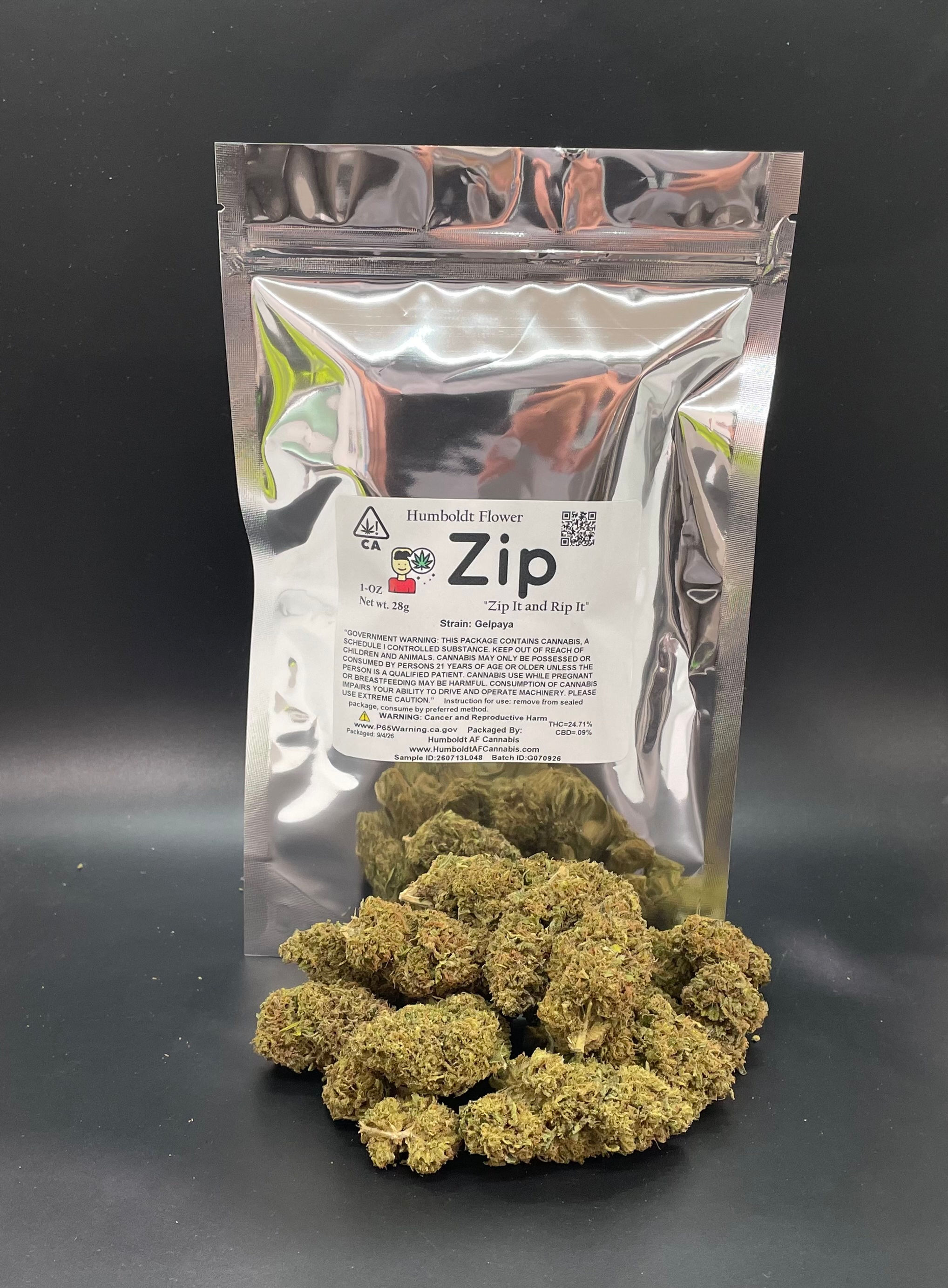 Zip 1oz Gelpaya (H-I/S) (24.71%THC) 28g