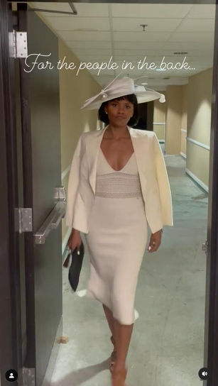 Joi Garner Instagram Reel Derby wearing Suzanne Hats