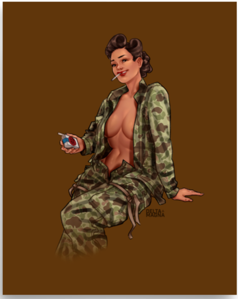 NSFW DUCK CAMO Print