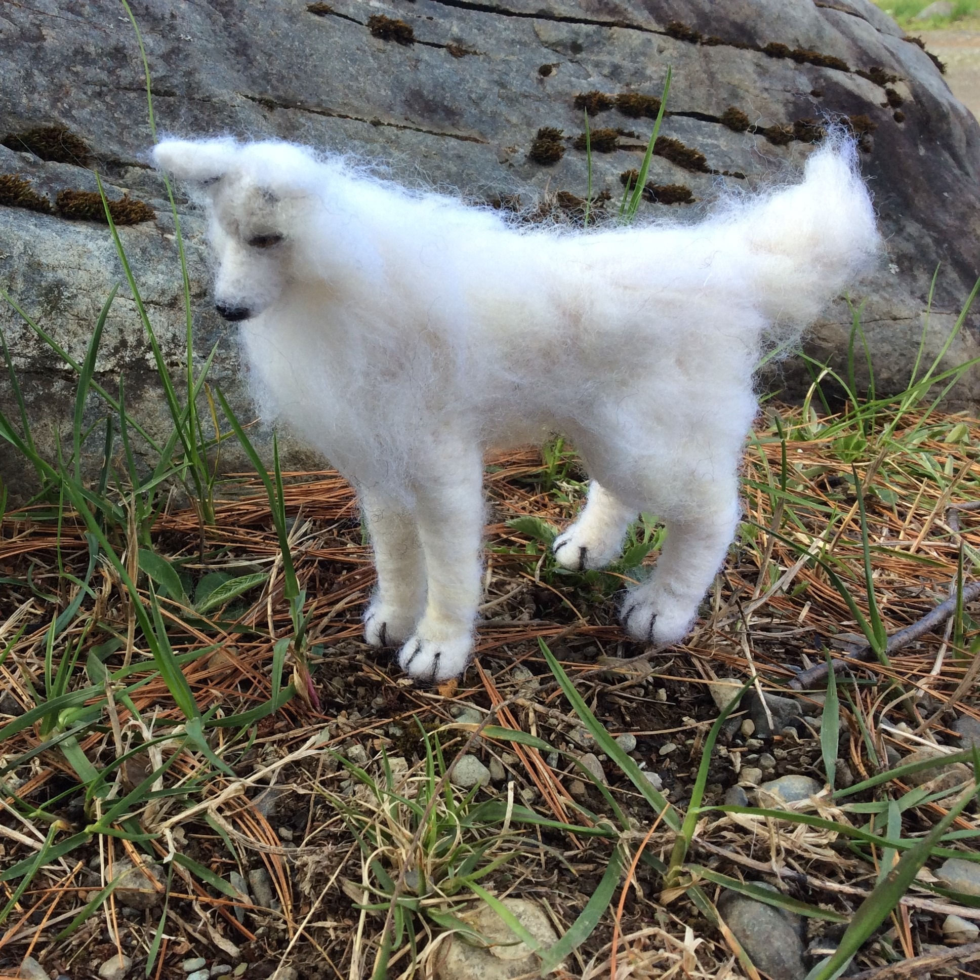 Needle-Felted Dog