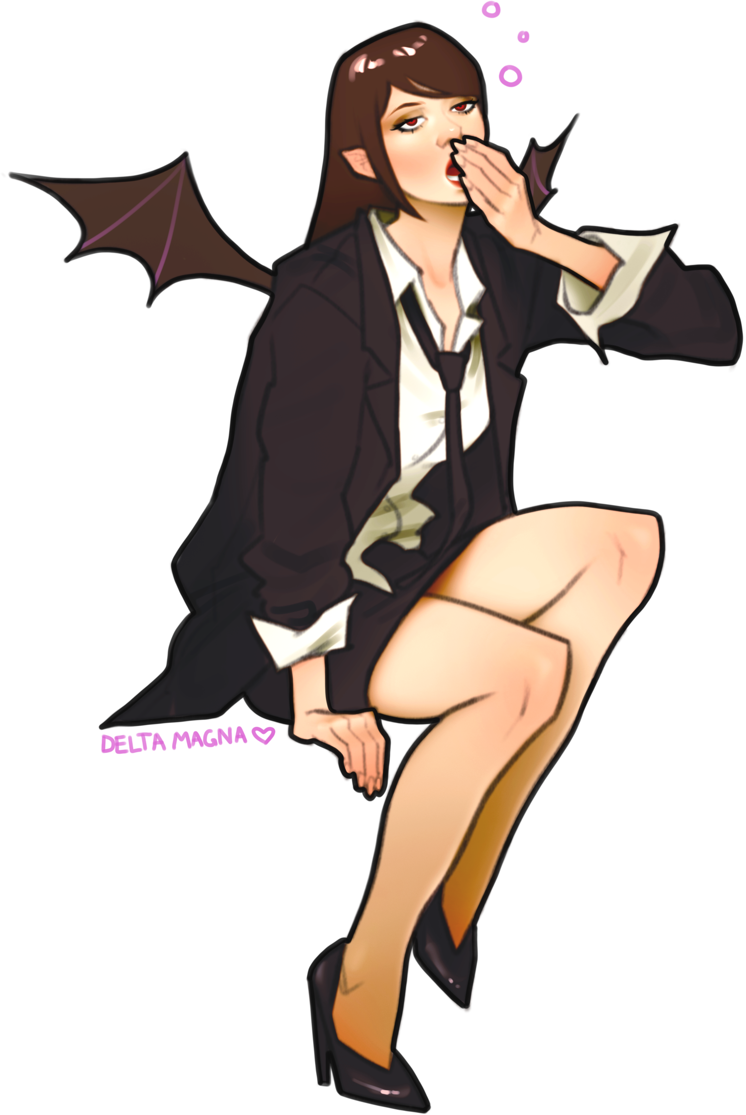 BAT GAL Sticker
