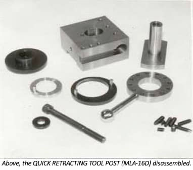 Thumbnail: QUICK RETRACTING TOOL POST (MLA-16D) - DRAWINGS & MACHINING INSTRUCTIONS ONLY