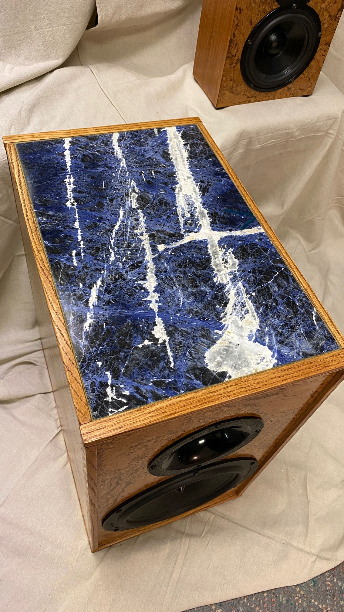 Maritime Laws Speakers: Satellites & Granite Topped Subwoofer