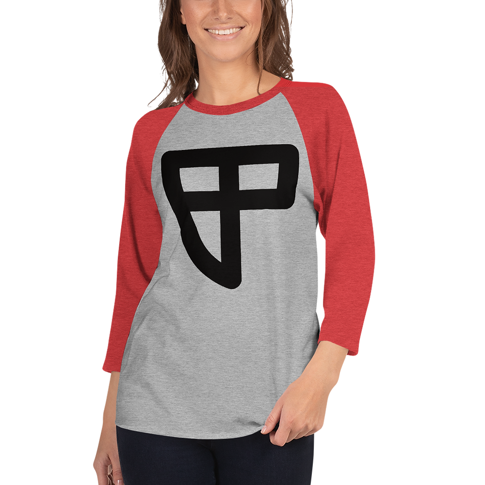 Thumbnail: 3/4 sleeve raglan shirt