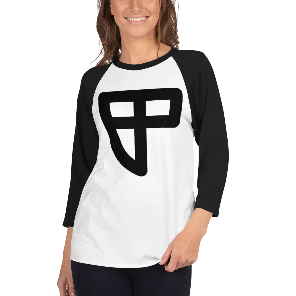 3/4 sleeve raglan shirt