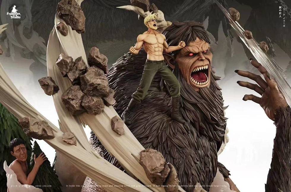 Thumbnail: Freedom Studio - Attack on Titan - Beast Titan Zeke Jaeger GK Resin Statues