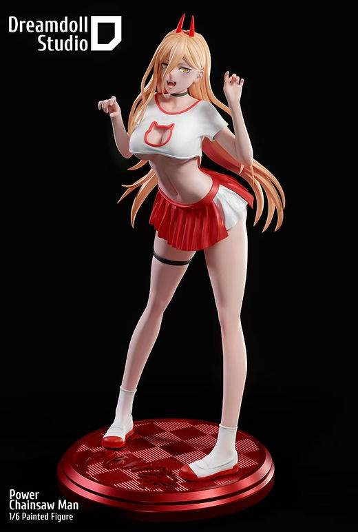 Dreamdoll Studio - Chainsaw Man - Power GK Resin Statues
