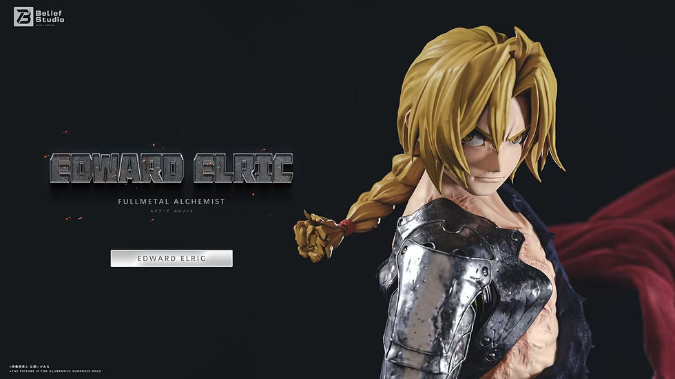 Belief Studio - Fullmetal Alchemist - Edward Elric GK Resin Statues